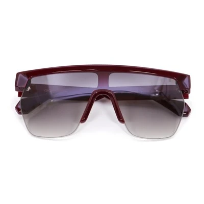 Kính râm Acetate rộng màu đỏ tía
